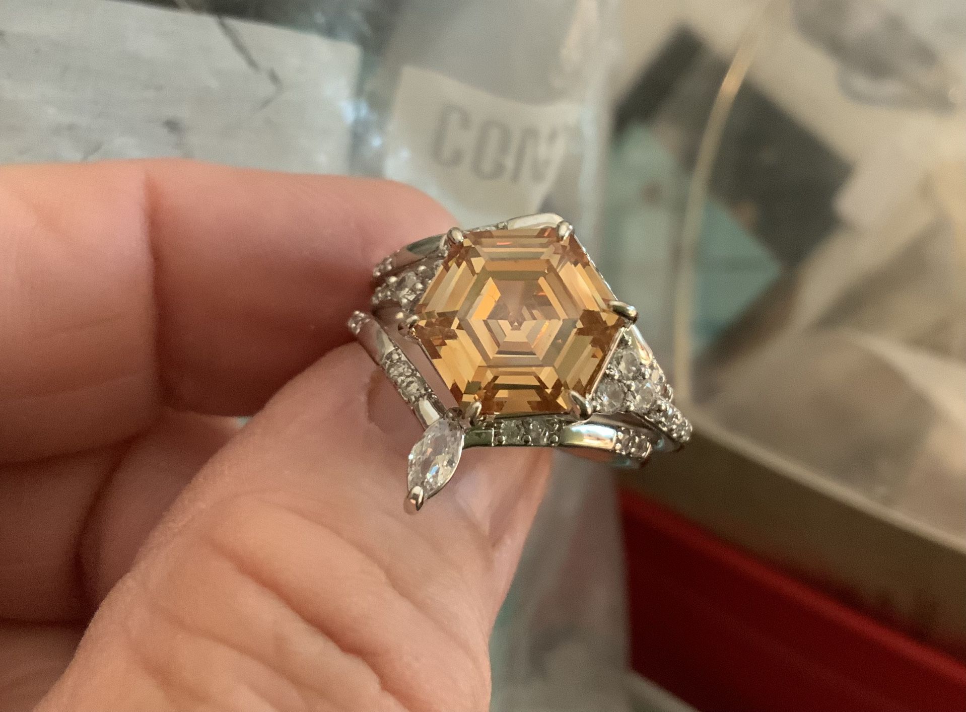 Smoky Topaz Ring