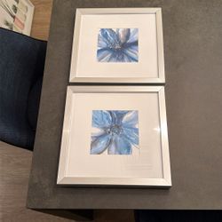 Blue Floral Art