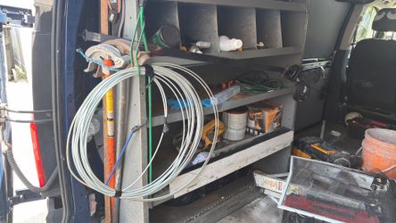 Work van shelf