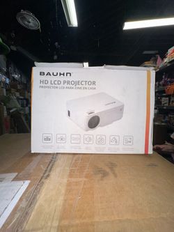 [057].  Full HD Portable Mini Projector, Bluetooth Movie Projector, Compatible with TV Stick/Smartphone/PC/Game Console/HDMI/USB, Indoor & Outdoor Use