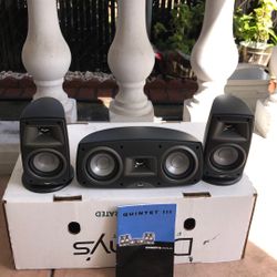 Klipsch Speakers And Center.
