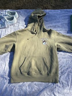 Supreme Snowman Chilly Chill Hoodie, Olive, size M