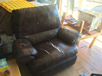 Free Leather Recliner 