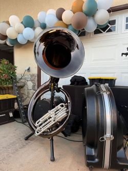 Tuba New Master Black Monster & Silver (Sousaphone)