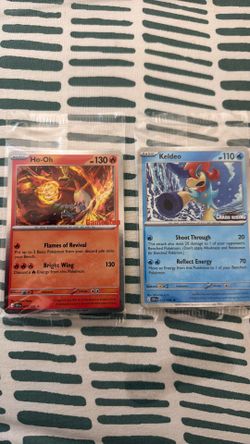 FS/FT Chaos Rising Ho-oH and Keldeo GameStop Barnes and Noble Promos
