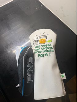 2 GOLF HEAD COVERS