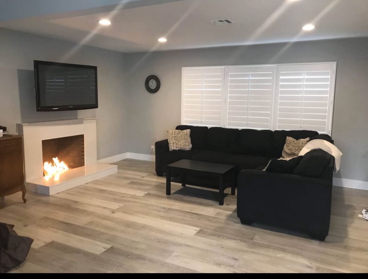 Comfy dark grey Couch