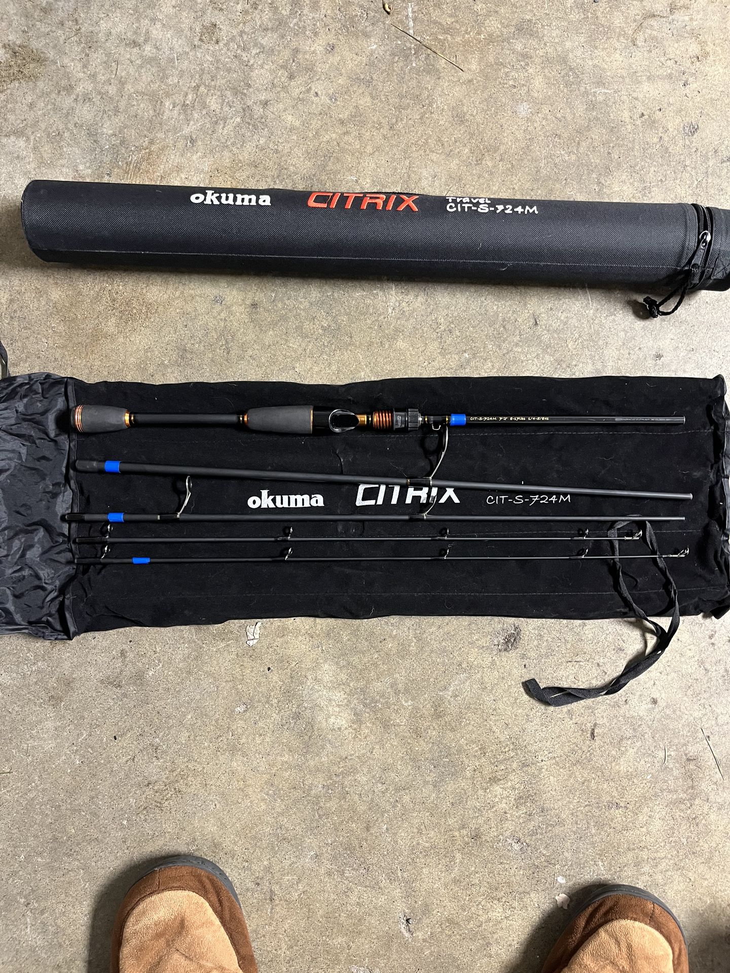 Okuma Citrix Graphite travel rod