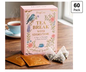 HugCoz Tea Break With Storytime 60 Tea Bags
