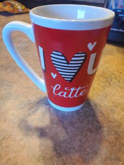 I Love U Latte Coffee Mug