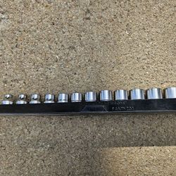 SnapOn Metric Shallow 3/8 Socket Set
