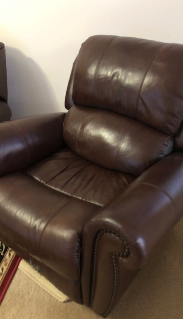 Soft leather recliner chair for Sale in Cary, NC OfferUp