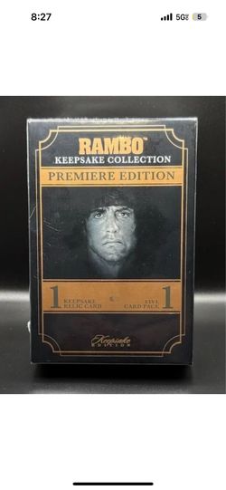 Rambo Stallone keepsake box brand new 60 or best offer