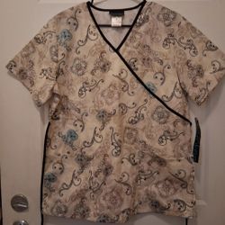 Brand New Cherokee Scrub Top Size M