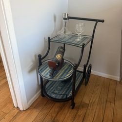 Rolling Home Bar Serving Cart Custom