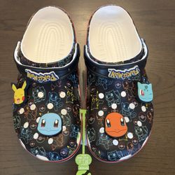 Crocs Classic Clogs Pokemon Starters NWT Size 9