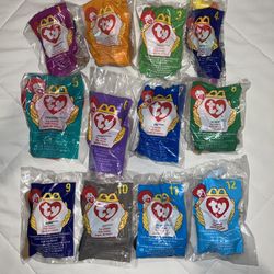 Teenie Weenie Beanie Babies. 1998 Set