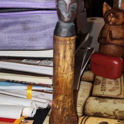 AFRICAN SCRIMSHAW BONE MEDICINE,