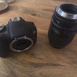 Canon EOS Rebel T6 & 100mm Macro Lens