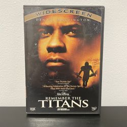 Remember The Titans DVD Disney Denzel Washington Widescreen Football Y2K 2000