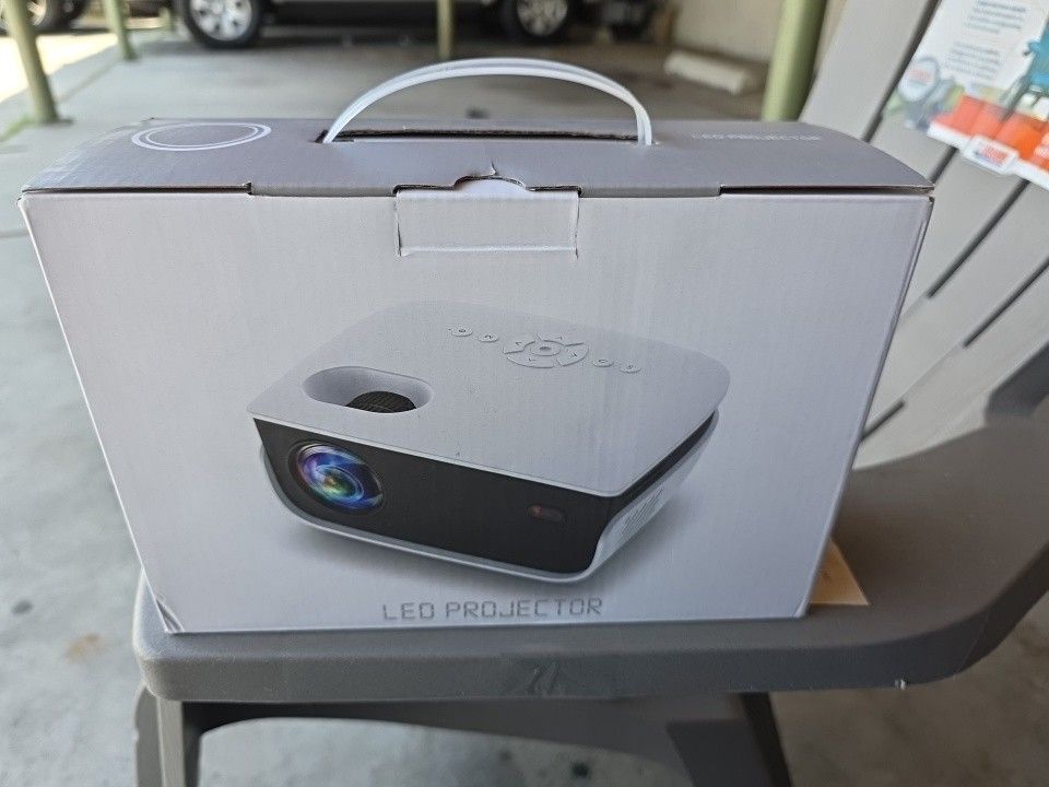 Mini Projector for Home Theater 1080P and 240" Supported Movie Projector