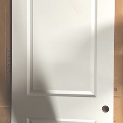 New Painted Solid Wooden 8’ Door 31 5/8” Wide Just Slab No Jamb Not Prehung