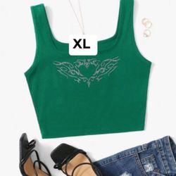 New Women’s Crop Top Size XL