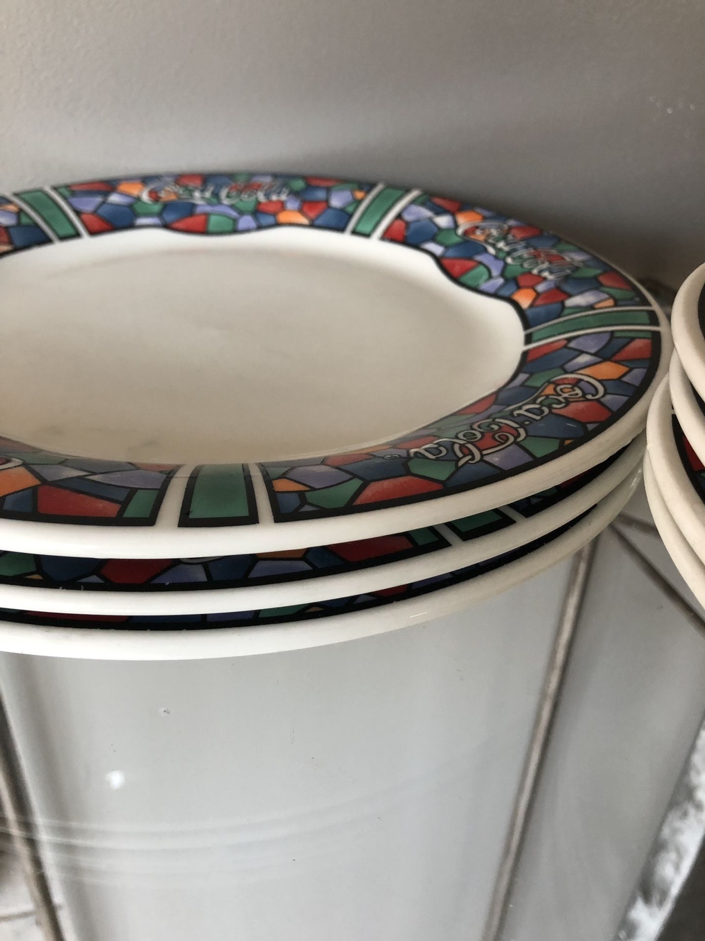 Coca Cola plates