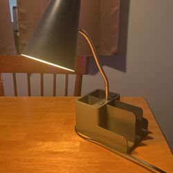 Desk Organizer With Lamp