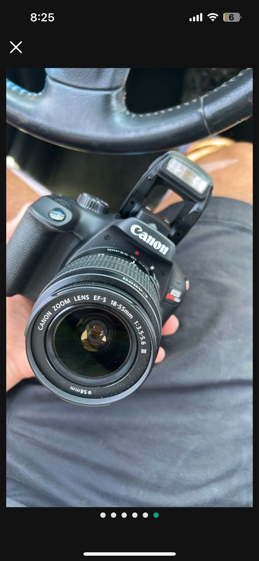 CANNON T100 Camera comes with 2 batteries no charger