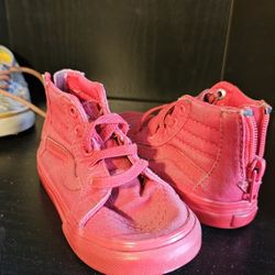 Vans High-Top Boys’ Sneakers Red on Red – Size 6 Toddler