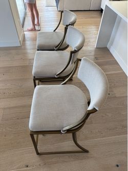 3 Counter height barstools
