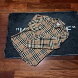 Burberry Regular Fit Check Cotton Shirt