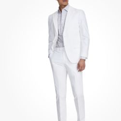 Tommy Hilfiger White Two Piece Suit 
