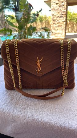Loulou Quilted Suede Bag