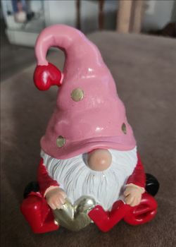 Valentine's Day Gnome Figurine