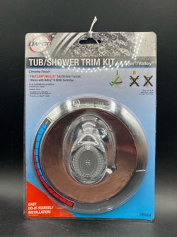 Tub/Shower Trim Kit Plastic Body Chrome 28964 Danco
