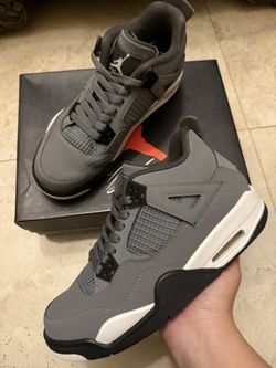 Nike Air Jordan Retro 4 Cool Grey GS Size 6.5Y (408452-007) (2019) VNDS OG ALL