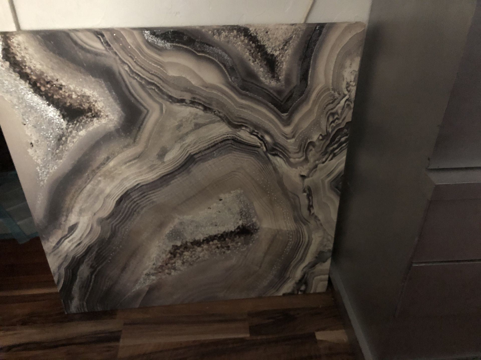 Large Geo canvas art
