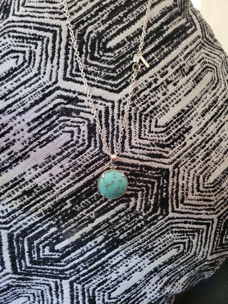 Lele Sadoughi Turquoise Neclance New