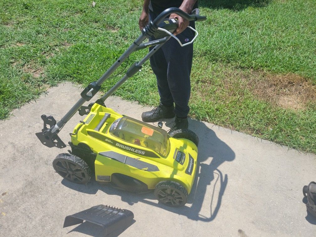 Broken Ryobi 40V Brushless Lawn Mower