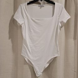 White Bodysuit Size-M