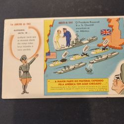 Postcard WWII Satirical Message From Churchill 