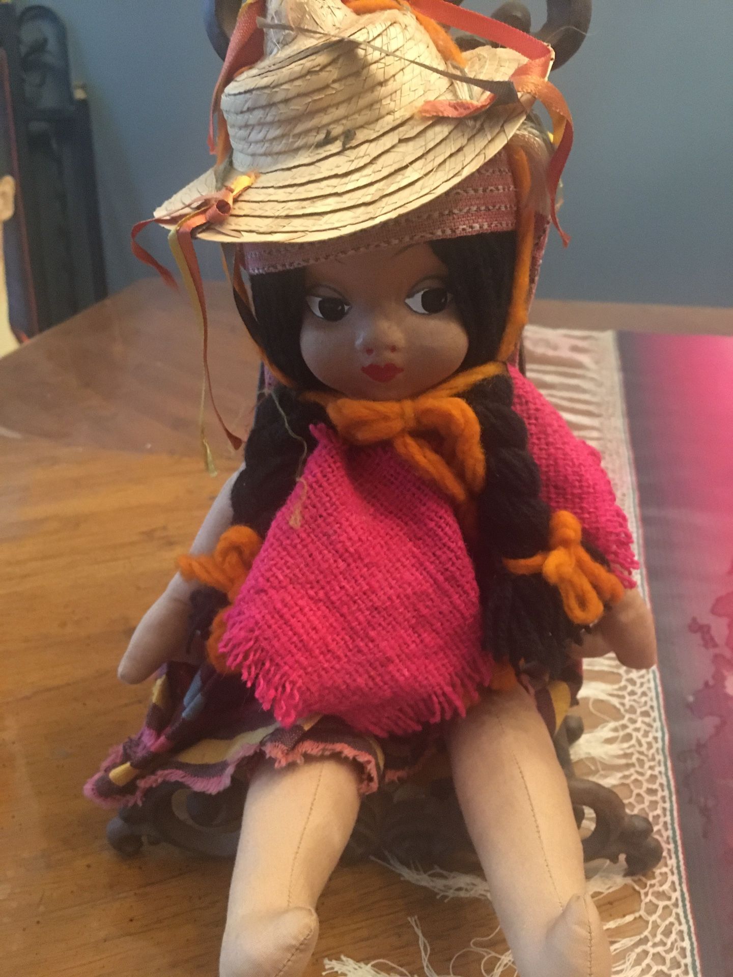 Vintage Mexican Rag doll 