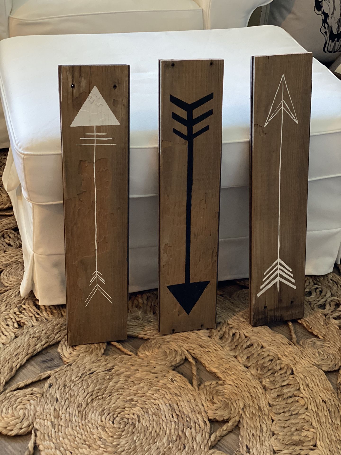 Barn wood Slat arrow wall decor