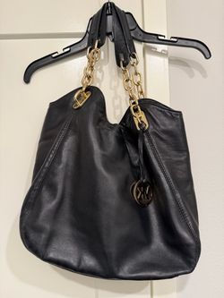 Vintage Michael Kors black leather Fulton bag, 2013 edition
