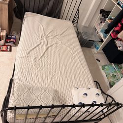 Single Bed Frame + Mattress Set – Clean & Comfortable