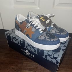 Coach x Bape collab sneakers