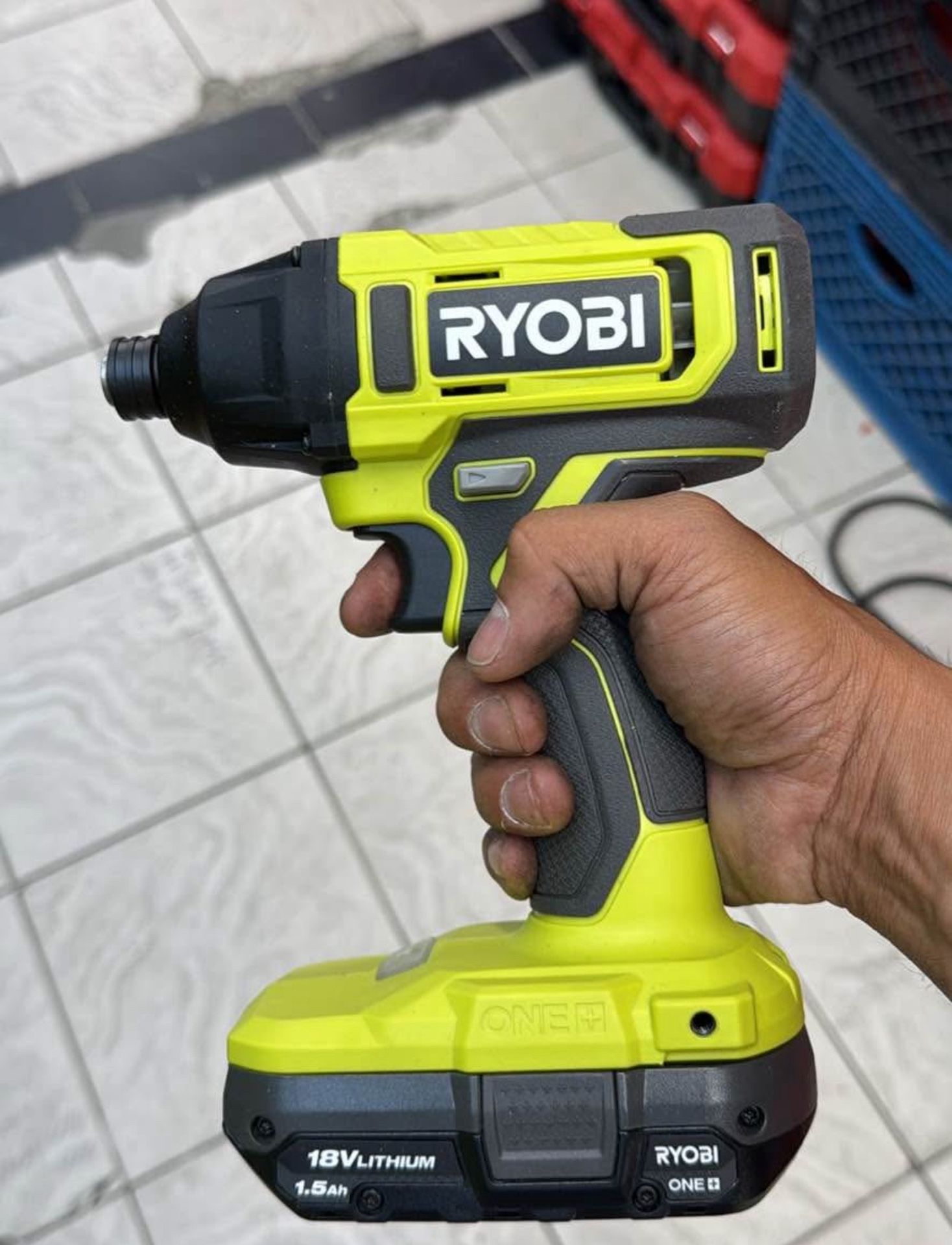 Ryobi 18v Cordless Impact With Battery 