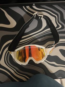 Dirt Bike Goggles  Orange Tinted 
